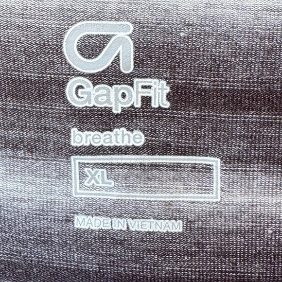 NEW GAP FIT Black/White/Blue Stripe Long Sleeve Stretch Hoodies Women's X-Large - Picture 3 of 16